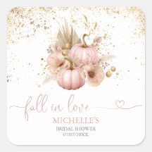 Mariage Bohème Fleurs Citrouille Tomber en Amour E
