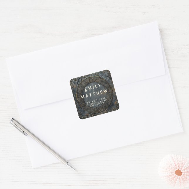 Sticker Carré Mariage Imaginaire Dwarven Splendor (Enveloppe)