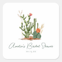 Mariage Sud-Ouest Désert Cactus Personnalisé
