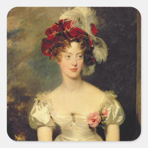 Sticker Carré Marie-Caroline de Bourbon Duchesse de Berry