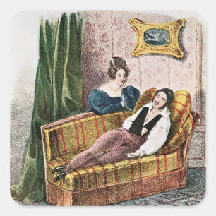 Sticker Carré Marie Dorval dans le rôle d'Adele d'Hervey