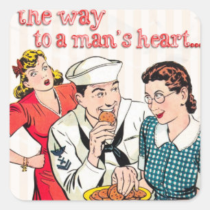 Sticker Carré Marin vintage