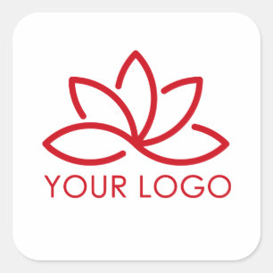 Sticker Carré Marque et identité de votre logo