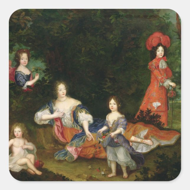 Sticker Carré Marquise de Montespan (Devant)