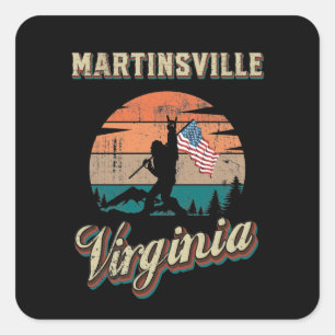 Sticker Carré Martinsville Virginie