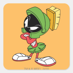 Sticker Carré MARVIN LE MARTIAN™ agacé