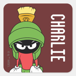 Sticker Carré MARVIN LE MARTIEN™ contrarié