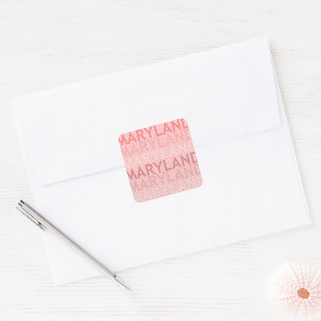 Sticker Carré Maryland (Enveloppe)