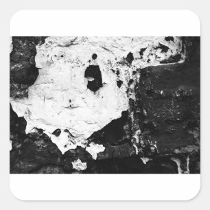 Sticker Carré masques de destruction