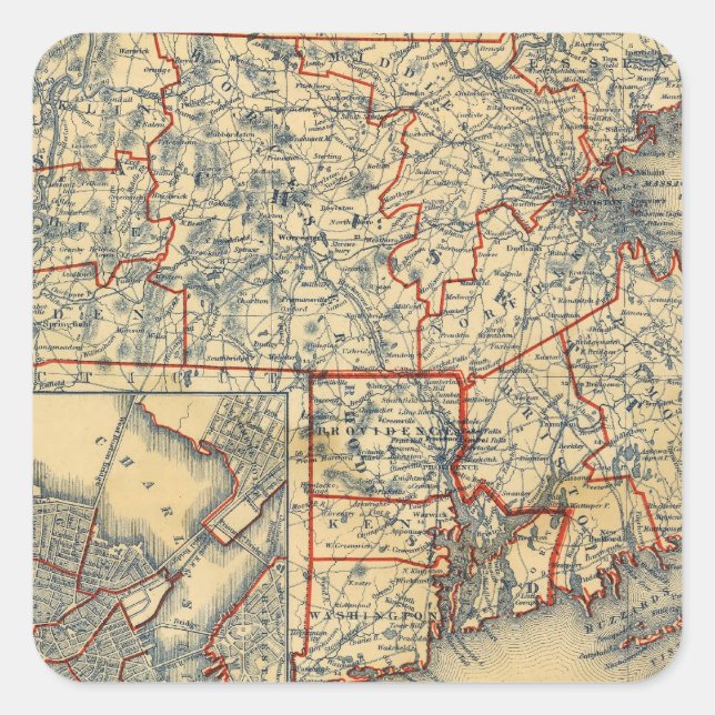 Sticker Carré Masse, RI (Devant)