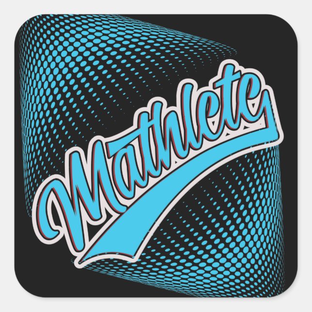Sticker Carré Mathlete (Devant)