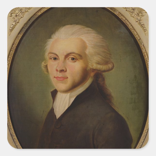 Sticker Carré Maximilien de Robespierre c.1793 (Devant)