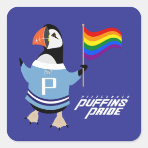 Sticker Carré McGuffin Puffin Pride