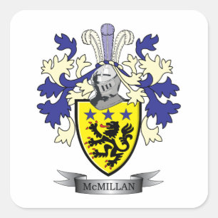 Sticker Carré McMillan Family Crest