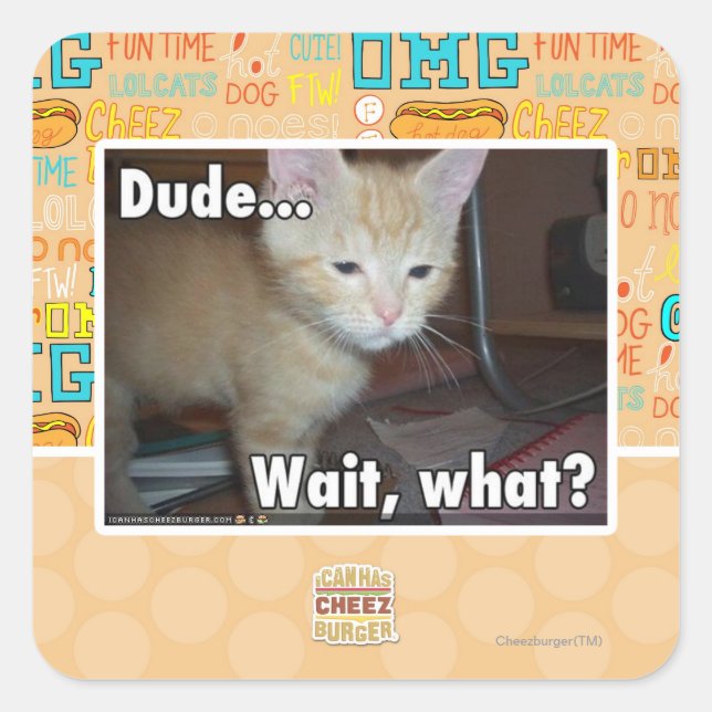 Sticker Carré Mec (Devant)