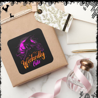 Sticker Carré Méchamment Mignon | ExDesigner | Halloween