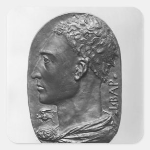 Sticker Carré Medallion Autoportrait