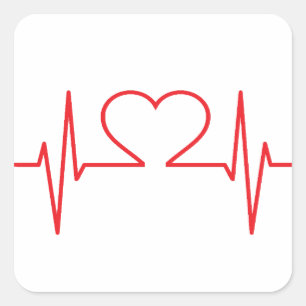 Sticker Carré Médicale simple