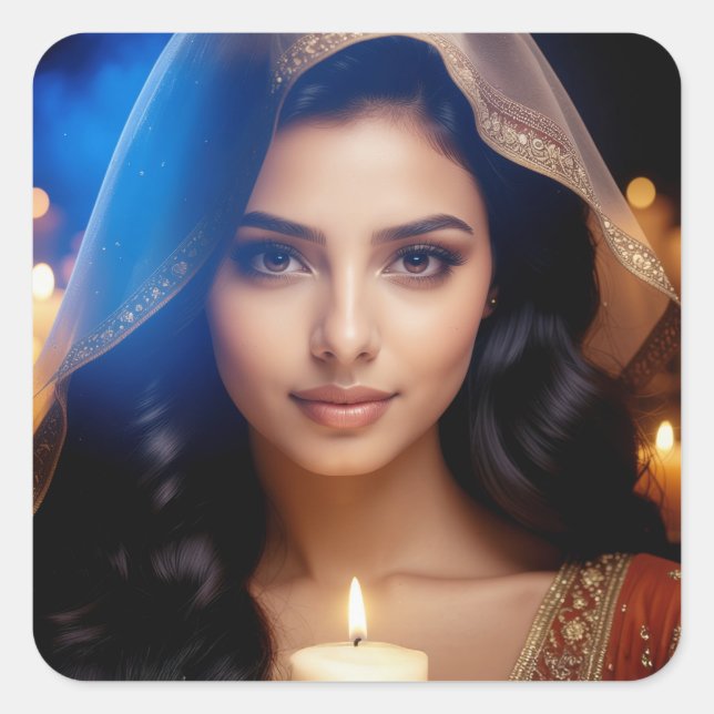 STICKER CARRÉ MEDITATION - YOGA - WELLNESS - CARPE DIEM (Devant)