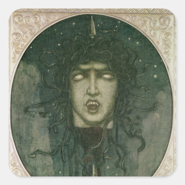 Sticker Carré Medusa, 1919 (Devant)