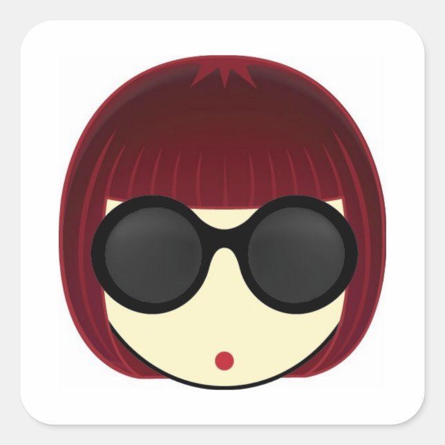 STICKER CARRÉ MEGUMI ・ O (Devant)