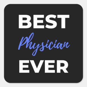 Sticker Carré Meilleur médecin jamais