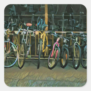 Sticker Carré Meilleurs cadeaux pour cyclistes 2022