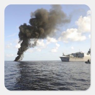 Sticker Carré Membres de la Garde côtière américaine