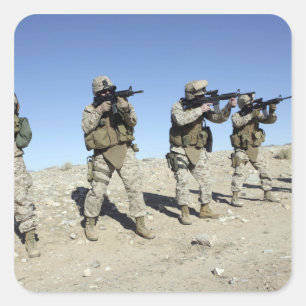 Sticker Carré Membres de l'équipe de transition militaire