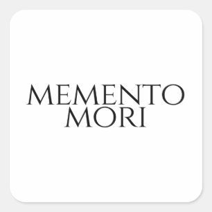 Sticker Carré Memento Mori