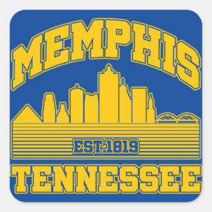 Sticker Carré Memphis, Tennessee