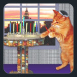Sticker Carré menorah cat.jpg<br><div class="desc">Pas seulement pour Chanukah plus - ce joli gingembre allume les bougies parce qu'un grand miracle s'est produit ici !</div>