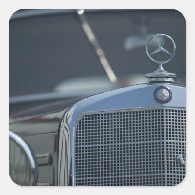 Sticker Carré mercedes antique 4 (Devant)