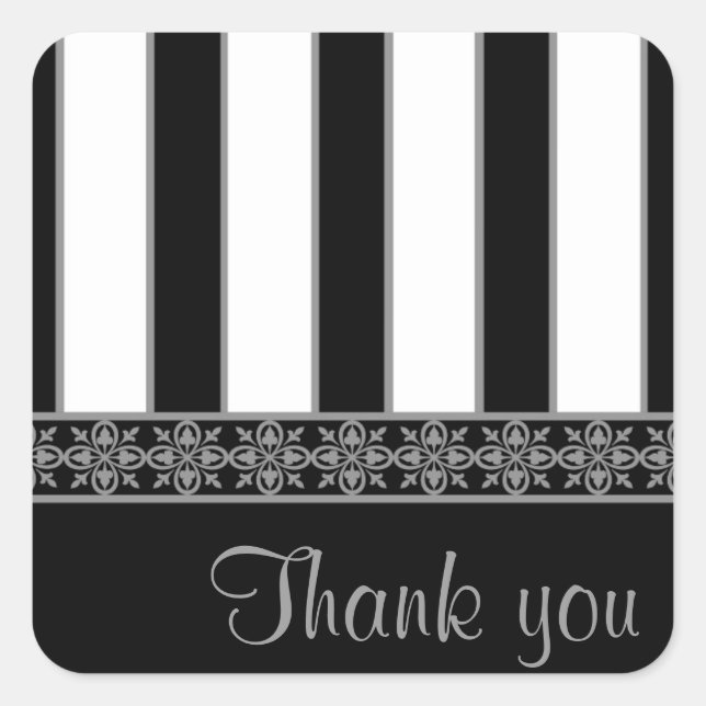 Sticker Carré Merci (Devant)