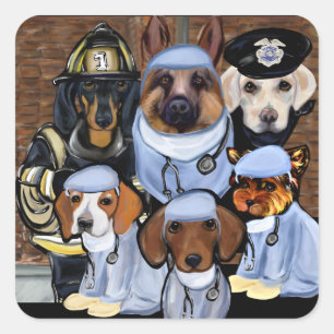 STICKER CARRÉ MERCI