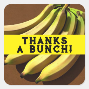 Sticker Carré Merci à un groupe