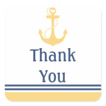 Merci d'Ancre du coeur jaune