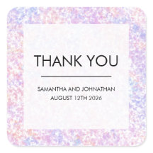 Merci Mariage brillant et coloré