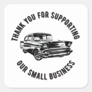 STICKER CARRÉ MERCI POUR LE SOUTIEN DE NOS PETITES ENTREPRISES S