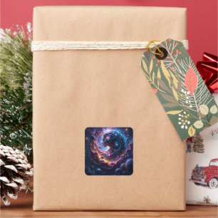 Sticker Carré Mère de l'Univers – Celle qui rêve les étoiles.