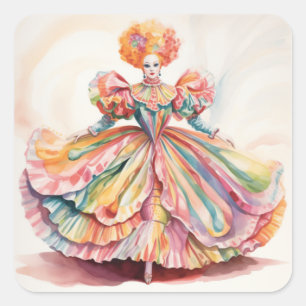 Sticker Carré MÈRE GINGER Ballet Casse-Noisette