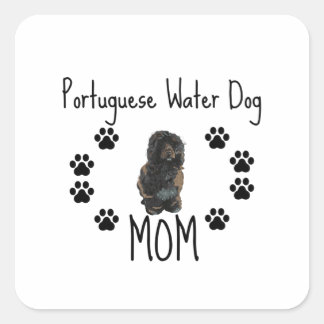 Sticker Carré Mère portugaise de Water Dog
