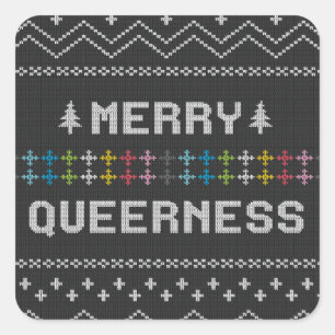 Sticker Carré Merry Queerness