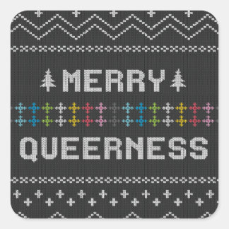 Sticker Carré Merry Queerness