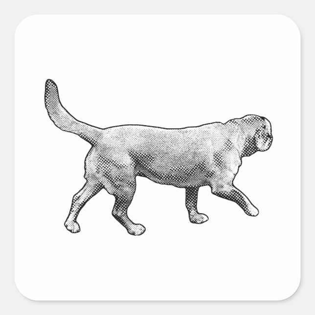 Sticker Carré mesh-tone pace (Devant)