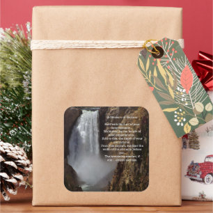 Sticker Carré Mesure du succès Inspirationnel