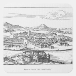 Sticker Carré Mexico sous le conquérant