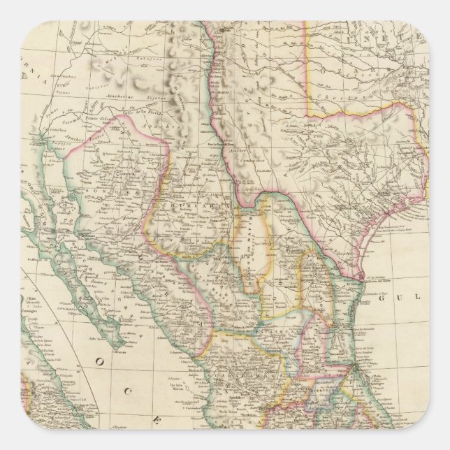 Sticker Carré Mexique 5 (Devant)