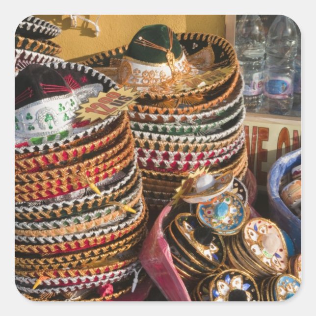 Sticker Carré Mexique, Cozumel. Souvenirs à Isla de Cozumel (Devant)