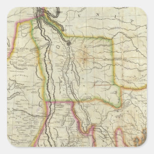 Sticker Carré Mexique et États-Unis 2